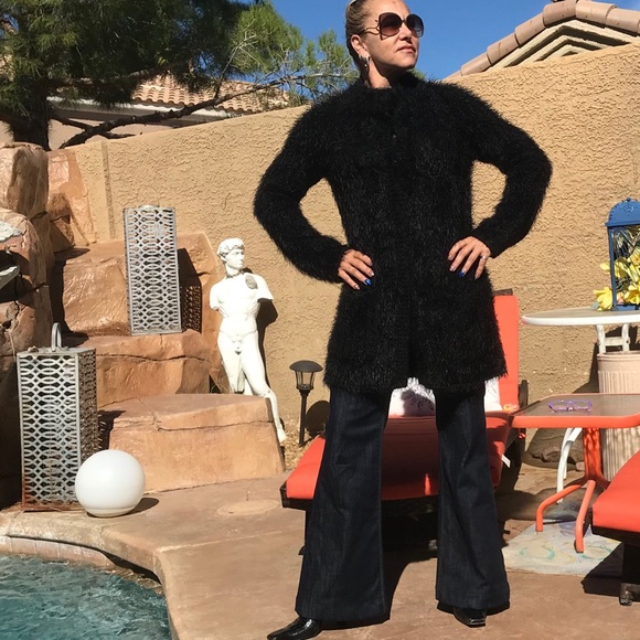 Free People Black fuzzy Jacket - Picture 5 of 8